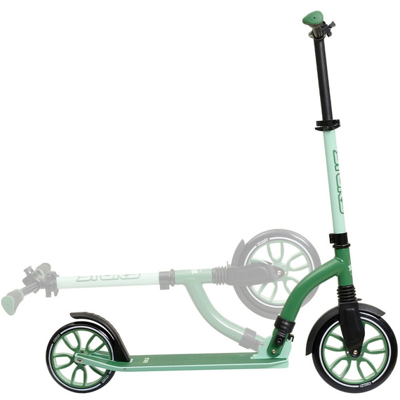 Hulajnoga Miejska Transportowa Story Big Wheel Advanced Foldable Scooter Zielony 230/200 mm