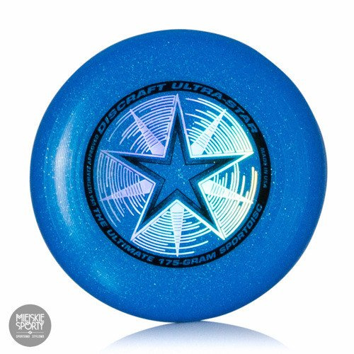 DISCRAFT Frisbee disk Ultra-Star 175gr Blue Sparkle