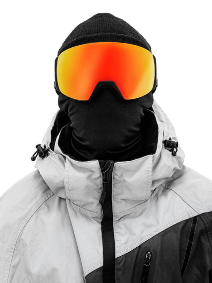 REKD Ascent MagSphere Snow Goggle Kit Black/Chromatic Torch M/L snowboardové a lyžařské brýle