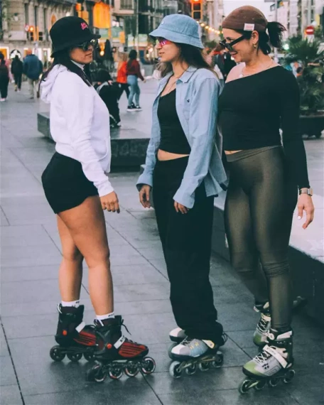 Univerzální kolečkové brusle Inline STORY Trust Army Green