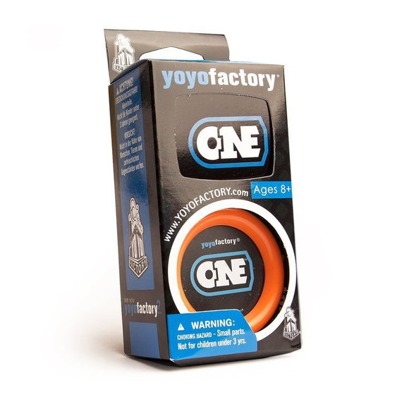 Yoyo dla początkujących 2 łożyska YoYoFactory ONE Pomarańczowy