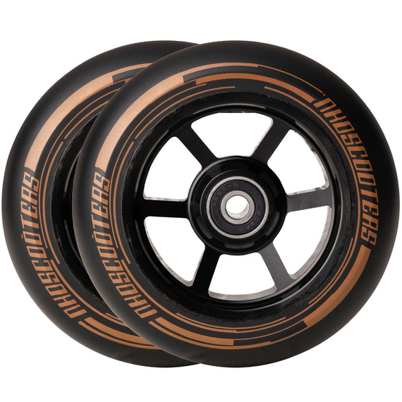 NKD Mono Street Stunt Scooter Wheels Black/Brown 115 mm