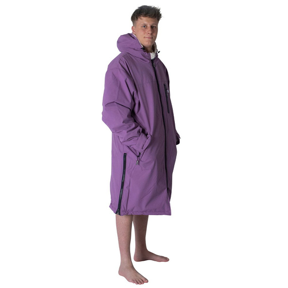Pončo Poncho Jacket Story Change Robe Baby Purple Blackberry