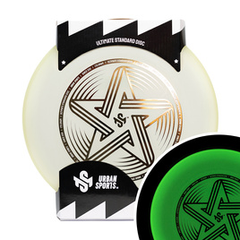 Frisbee Ultimate vrhací disk Urban Sports Gold Star Glow (svítící) 175g