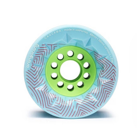 Orangatang Caguama Longboard Wheels Blue 85mm 77A