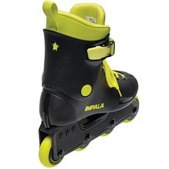 Inline brusle Impala Lightspeed Black-Fluorescent Rekreační kolečkové brusle