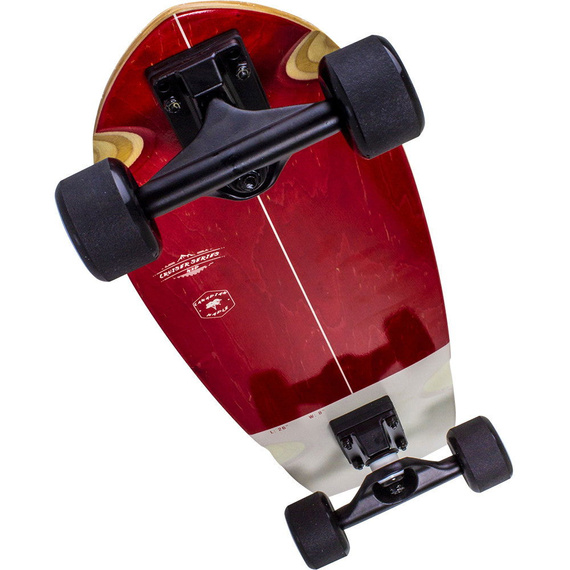 NKX Classic Cruiser Skateboard bílo-červený 26"