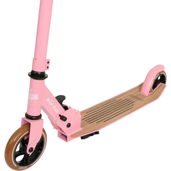 Městská koloběžka pro děti a mládež Story Wild Kids Pink wys. 73-85 cm