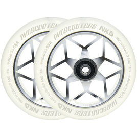 NKD Goat Stunt Scooter Wheels Silver 110 mm