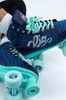 RIO ROLLER LUMINA QUAD SKATES Navy-Mint brusle