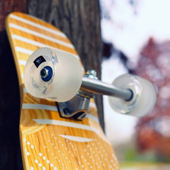 Longboard pro tanec NKX Vegas White 116 cm