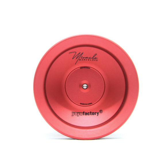 Yoyo pro pokročilé YoYoFactory Miracle Monometal Red-Black (Bi-Metal Styling)