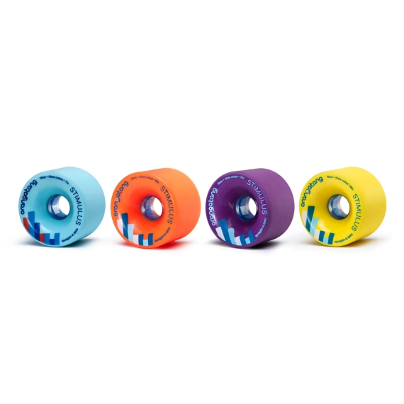 Orangatang Stimulus Longboard Wheels Yellow 70mm 86A