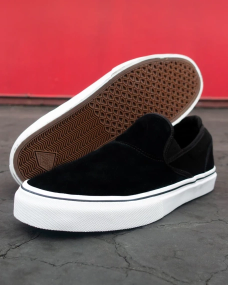 Boty EMERICA Wine G6 Slip-On Black/White/Gold