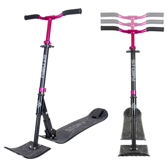 Story Deluxe Snow Scooter White-pink 83-94 cm
