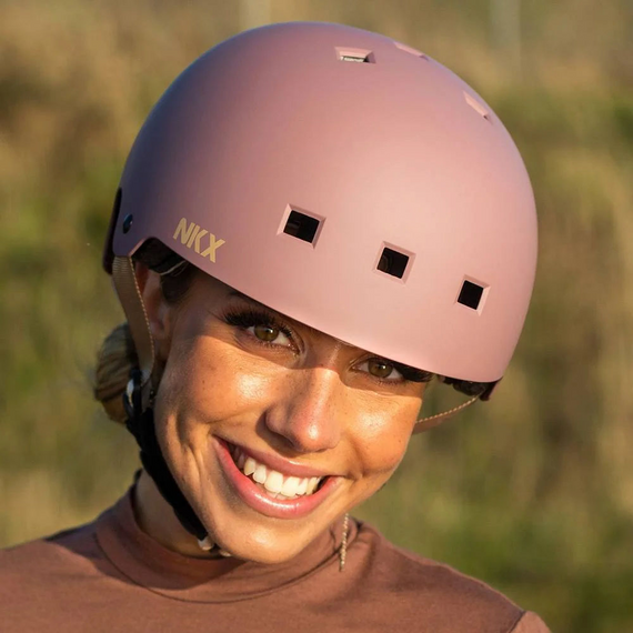 Kask Na Deskorolkę Hulajnogę NKX Brain Saver Grayolet