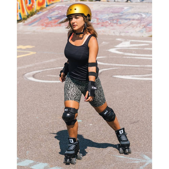 NKX Brain Saver Skateboardová helma Shiny Gold