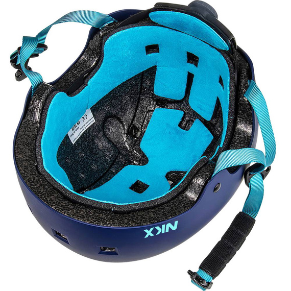 NKX Brain Saver Skateboardová přilba Mint a Navy Blue