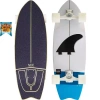 Surfskate Skateboard NKX Maverick Tahiti White-Blue 30"