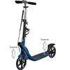 Přepravní skútr s velkými koly a plným odpružením Story Town Petrol Blue