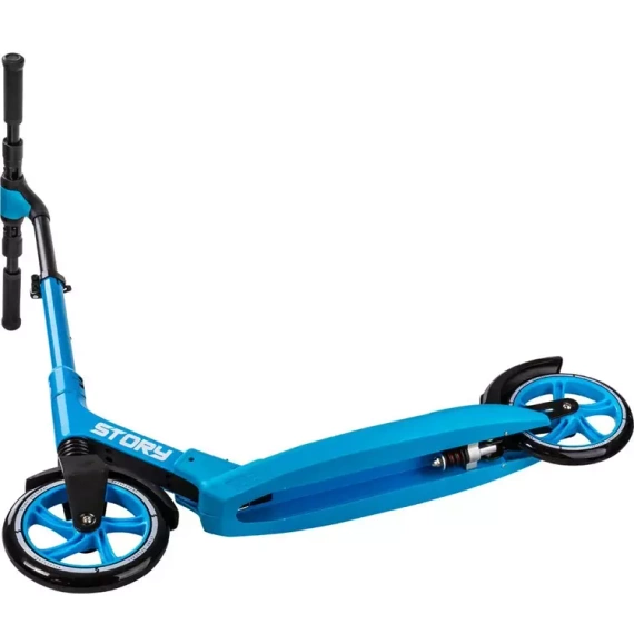 Dopravní koloběžka s odpružením Story Metro Blue