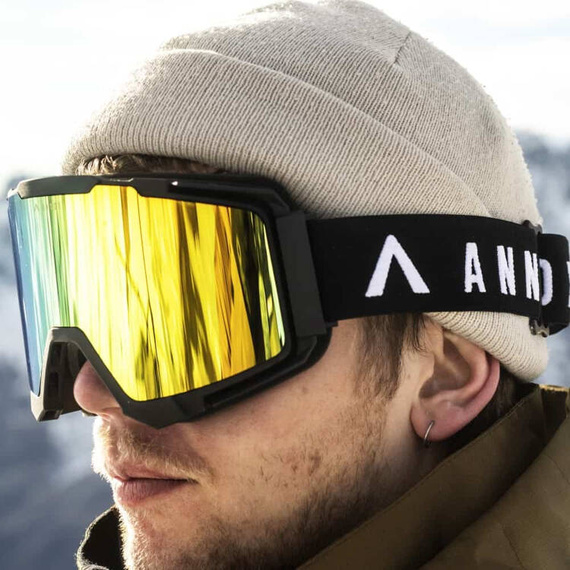 Snowboardové a lyžařské brýle Annox Team RevoGold pro dospělé