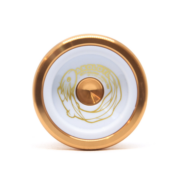 Yoyo pro pokročilé YoYoFactory Axolotl Metal Gold