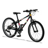 KUbikes 20L Superlight Kids Bike Black Comic Book