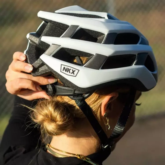 Kask Rowerowy NKX Racer Pro Czarny L/XL