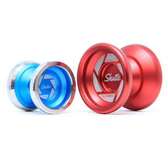Yoyo dla Zaawansowanych YoYoFactory Shutter Mini Srebrno-Tęczowy
