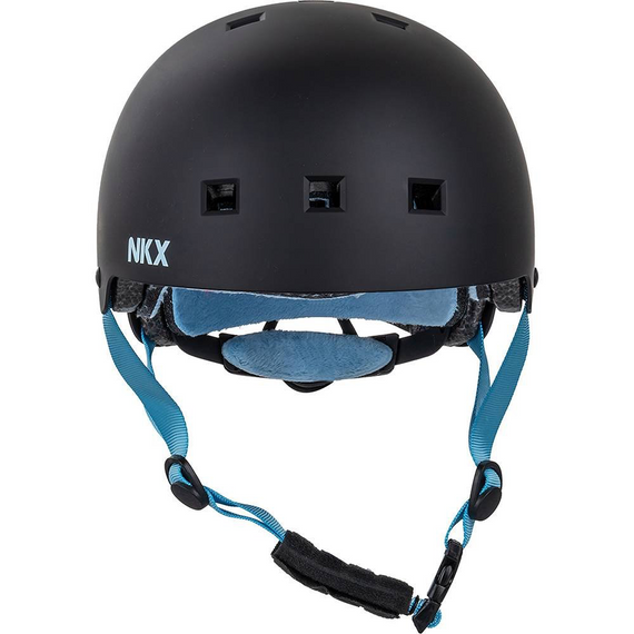 Kask Na Deskorolkę Hulajnogę NKX Brain Saver Czarno-Niebieski