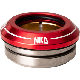 Integrovaná kormidla pro NKD Pro Steel Stunt Scooter Headset Red 1 1/8"