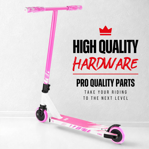 CORE CD1 Kompletní kaskadérská koloběžka modrá/černá wys. 81 cm