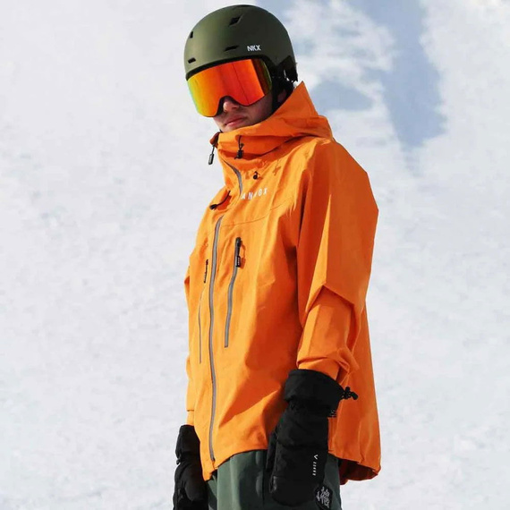 NKX Nomad Snow Helmet Olivová lyžařská a snowboardová helma