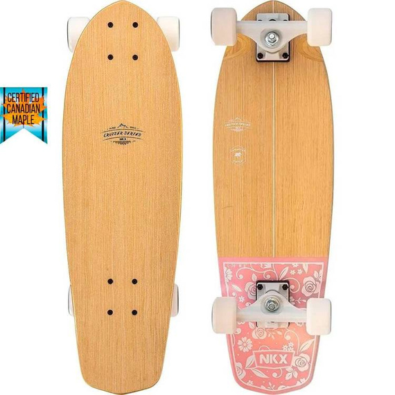 Deskorolka Cruiser NKX Classic Peach Floral Cruiser 26"