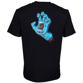 SANTA CRUZ Tričko s křičící rukou na hrudi černé