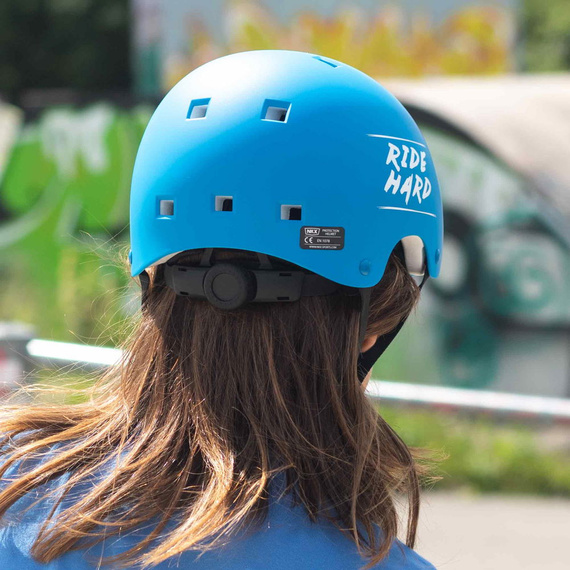 Skateboardová helma NKX Brain Saver Blue Ride Hard