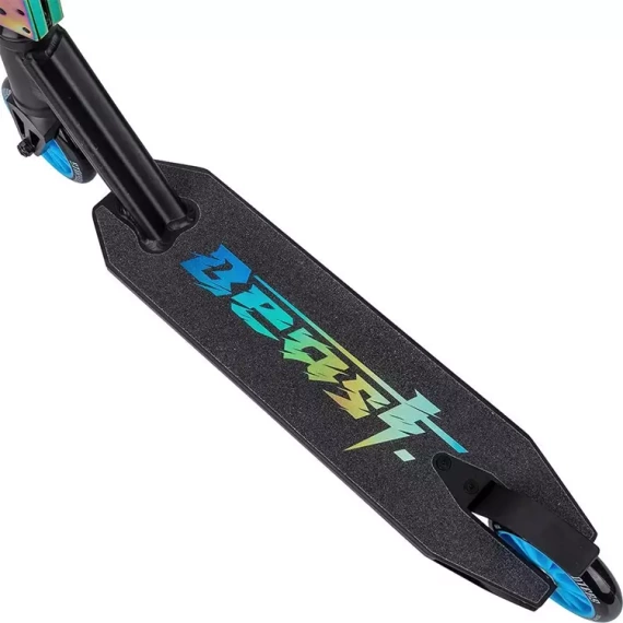 Dětská výkonná koloběžka Story Beast Black Neo wys. 76 cm