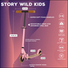 Městská koloběžka pro děti a mládež Story Wild Kids Pink wys. 73-85 cm