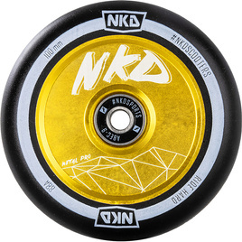 Kolečko koloběžky NKD Metal Pro Gold 100 mm