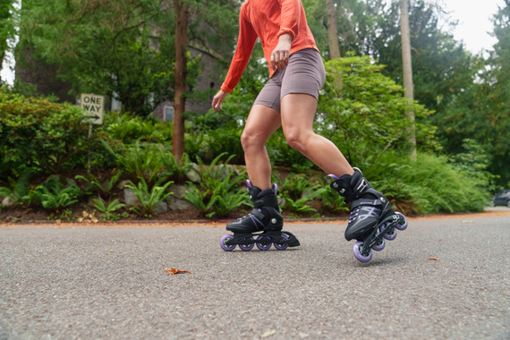 Kolečkové brusle K2 Alexis 80 Pro černo-fialové