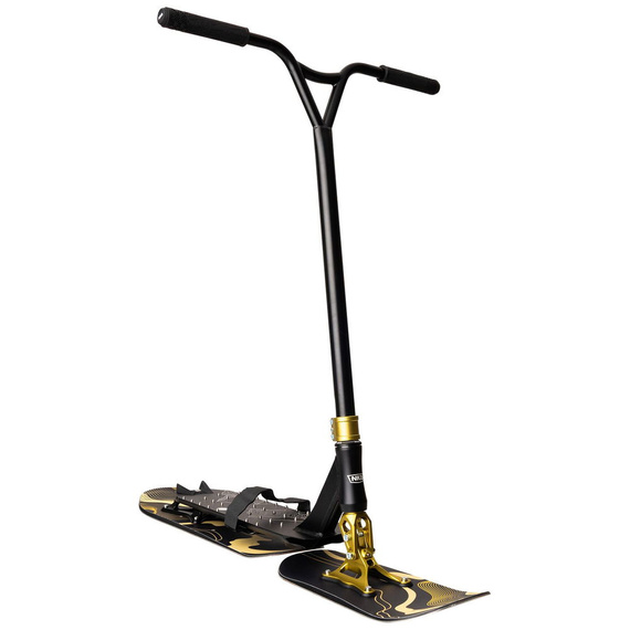 Hulajnoga Wyczynowa na śnieg NKD Pro Snow Stunt Scooter Czarno-Złoty wys. 93 cm