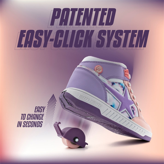 Breezy Rollers Skater boty White-Purple-Pink