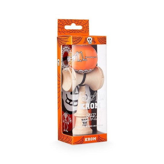 Kendama Krom JODY BARTON - SKELETONS ORANGE