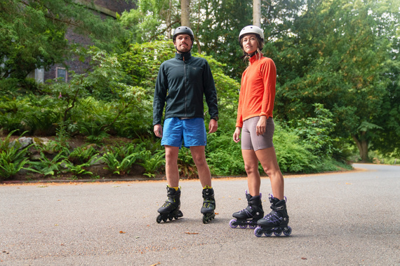 Kolečkové brusle K2 Alexis 80 Pro černo-fialové