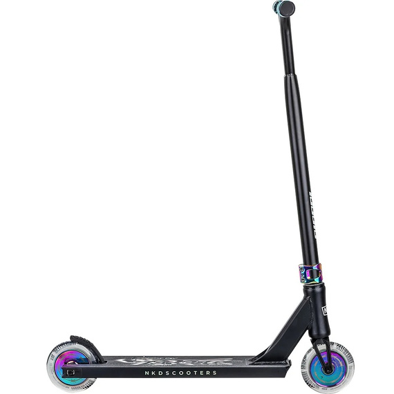 NKD Diesel Stunt Scooter Black and Rainbow 87 cm