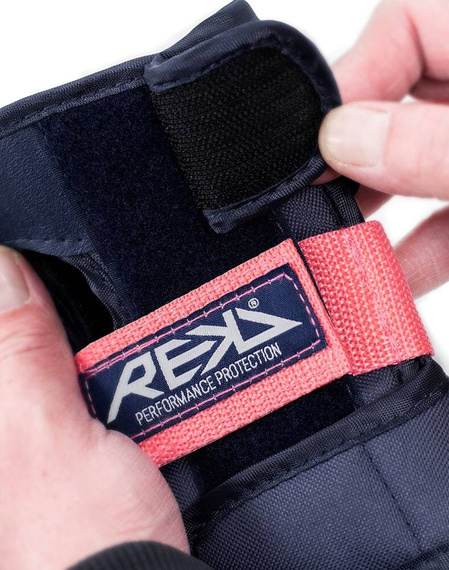 REKD Heavy Duty sada trojitých chráničů M Modro-růžové chrániče