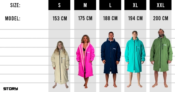 Pončo Poncho Jacket Story Change Robe Sea Green