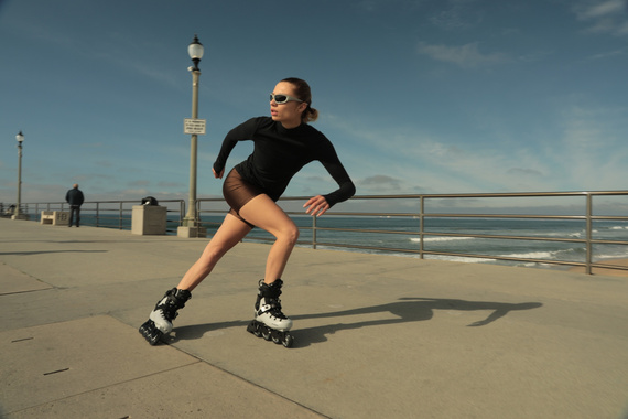 K2 Surge 80 Hardshell Rollers Black and Grey