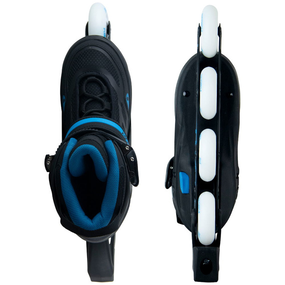 Story Fusion Nastavitelné inline brusle Blue LED